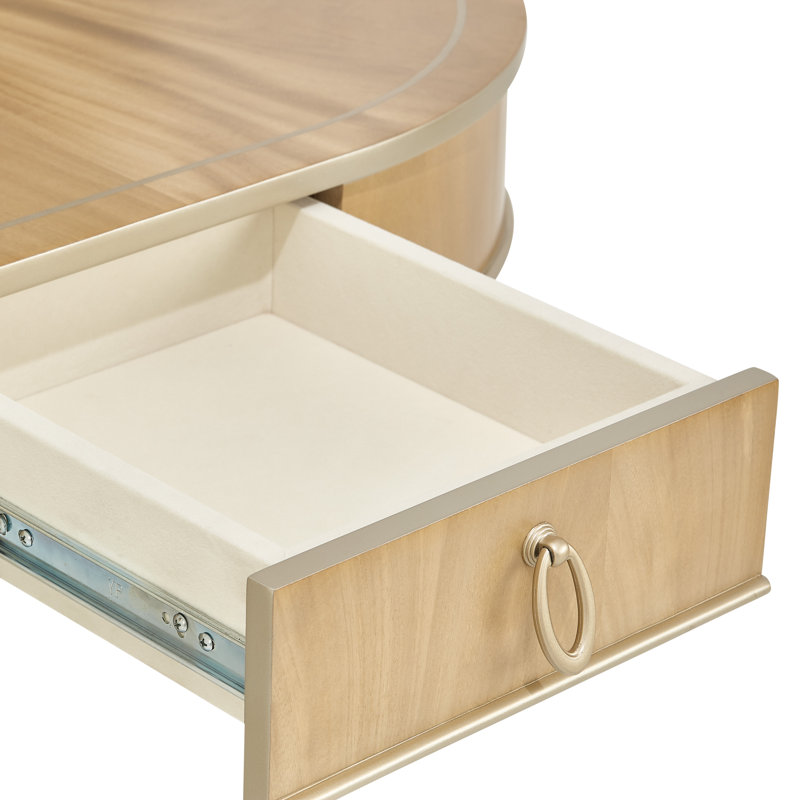 Console avec tiroirs Villa Cherie - Caramel, Caramel / Chardonnay