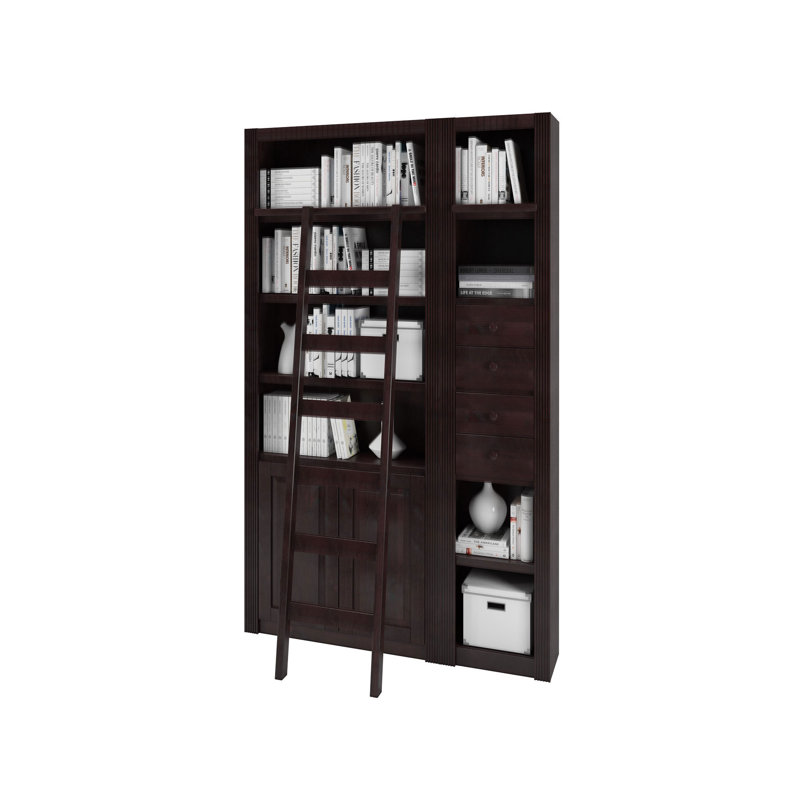 Elona 6 - Step Wood Straight Ladder, Havana Brown