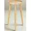 Support à plante Mid-Century moderne avec plateau surélevé - support pour plante d'intérieur en bois robuste et table d'appoint pour la décoration intérieure, assemblage sans outil