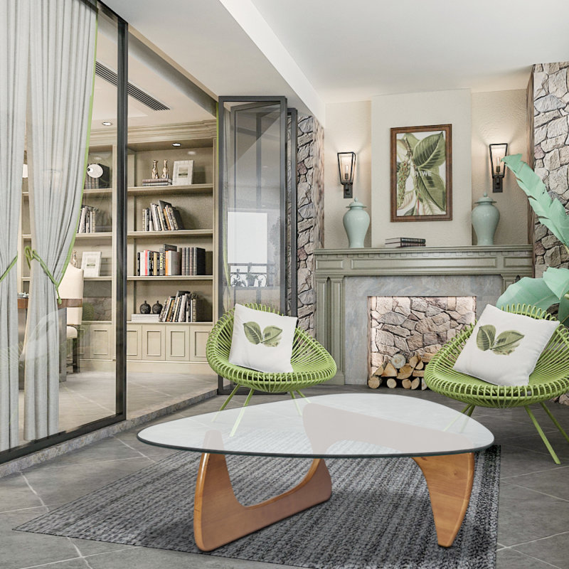 Home Modern Triangle Coffee Table