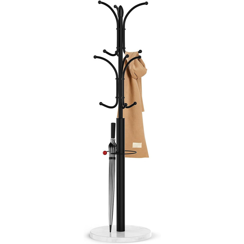 Haralds Freestanding 12 - Hook Coat Rack