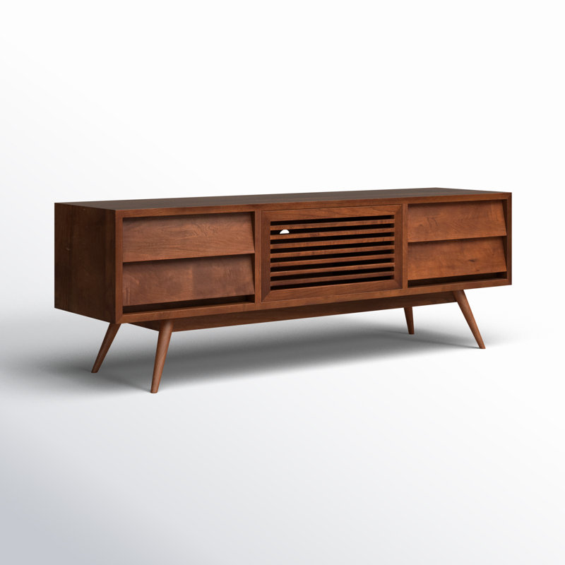 Virgo Solid Wood TV Stand for TVs up to 78" - AllModern