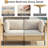 Modern Modular Outdoor Wicker Loveseat Patio Sofa Sectional Seating With Cushions