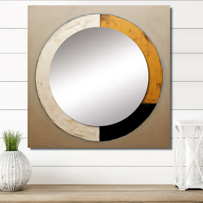 Kinnin - Modern Midcentury Square Mirror Wall Decor For Bedroom