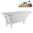 62" Streamline Clawfoot Tub,Tray,Drain, Clawfeet-101628987-102218224