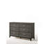 Commode au fini gris patiné