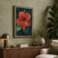 Hibiscus in Deep Teal Botanical - Wrapped Canvas-199484173-199484182