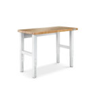 Adjustable Height Hardwood Workbench