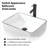 Breahnna 36'' Single Bathroom Vanity with Manufactured Wood Top, Vessel Sink, Faucet, Drain-96252710-96252709