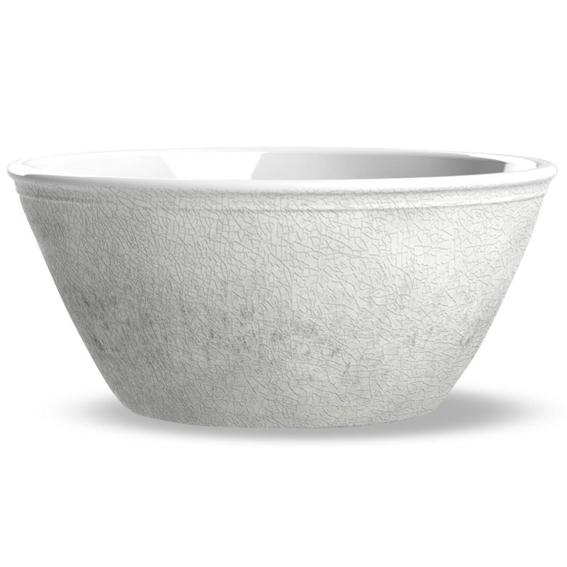 23,5 oz. Bol à céréales Glaze, Blanc
