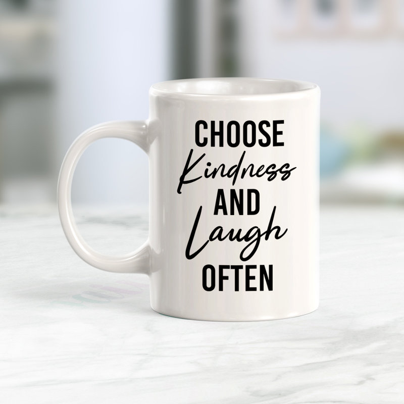 Grande tasse à café Choisissez la bonté et la plupart du temps