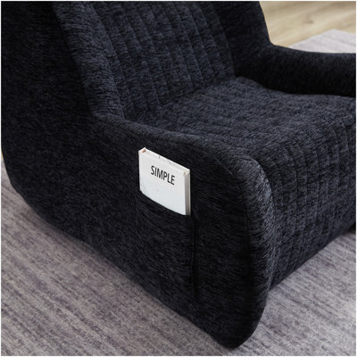Bean Bag Chair For Adul With Armres - Oversized Comfy Beanbag Lounge Lazy Floor Sofa Accent Chair For Living Room, Bedroom by Ebern Designs