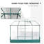 Whitemore 8 Ft W x 6 Ft D Greenhouse