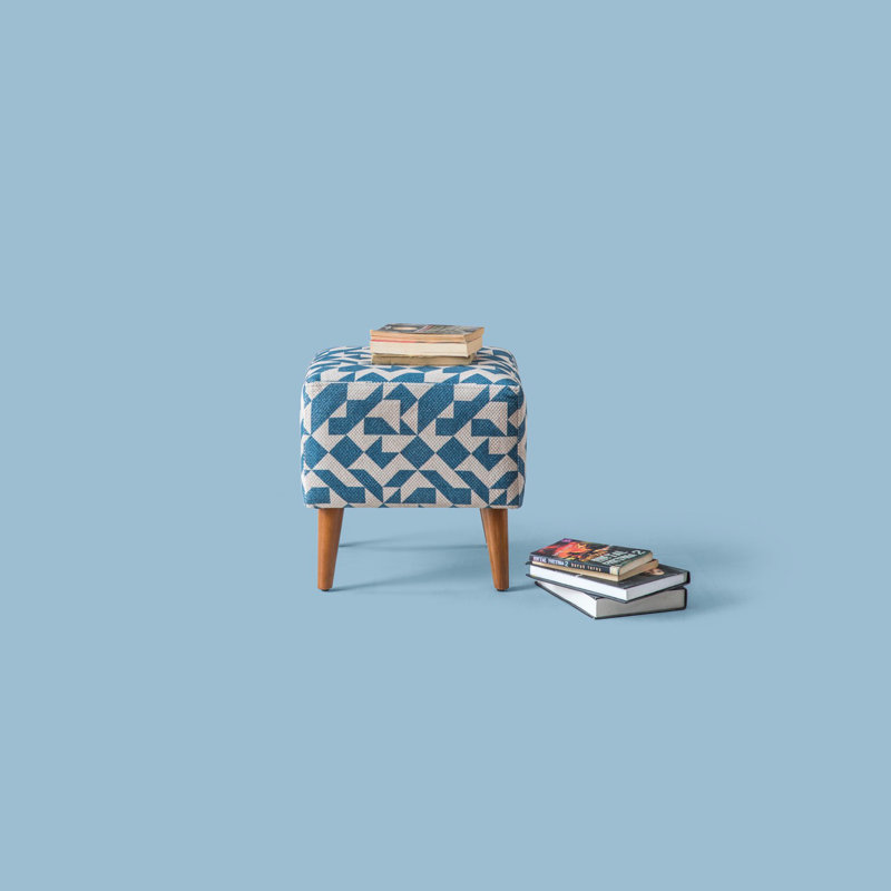 Repose-pieds Petrosky, Bleu/blanc
