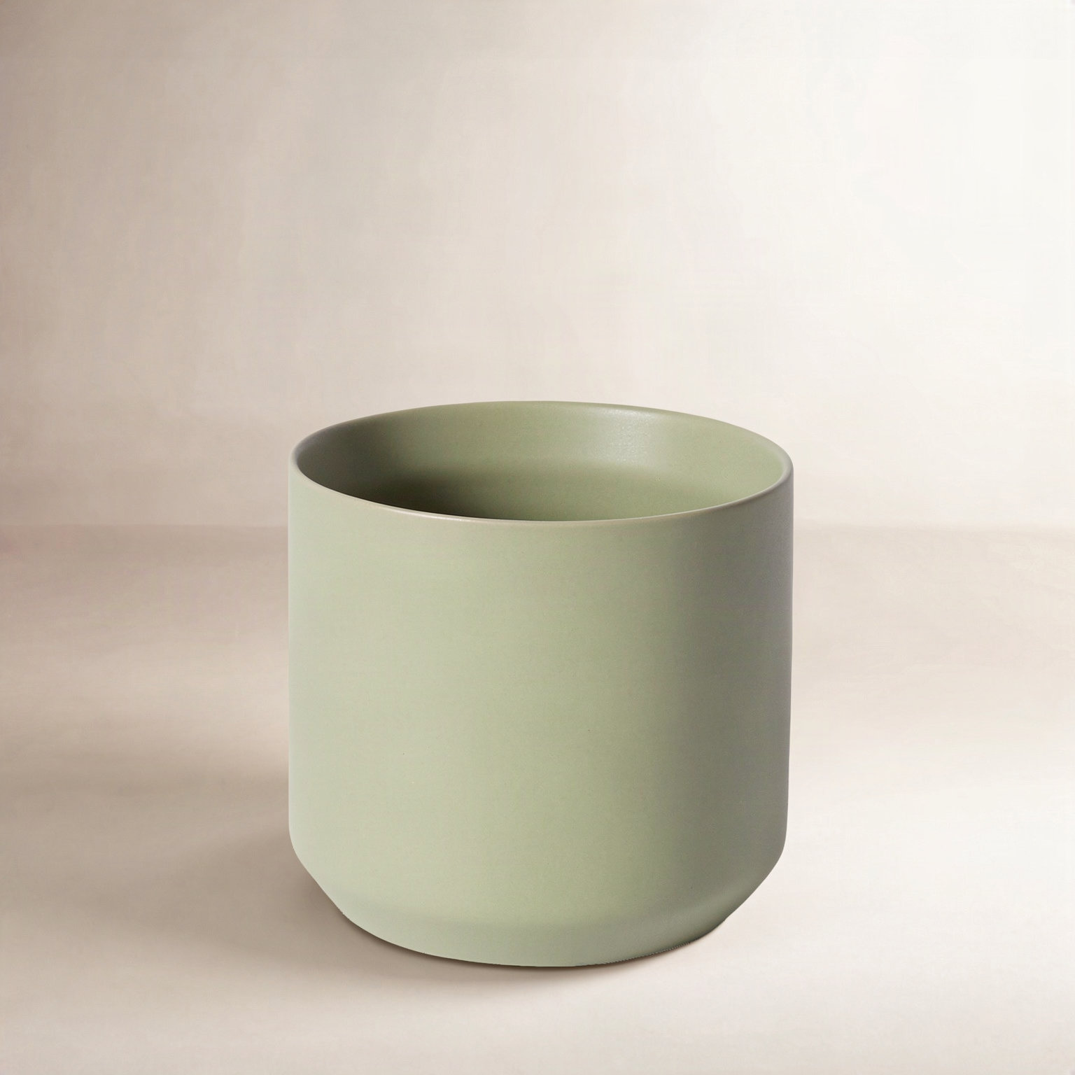 Parsons Ceramic Pot Planter, 2" H x 2.5" W x 2.5" D, Green