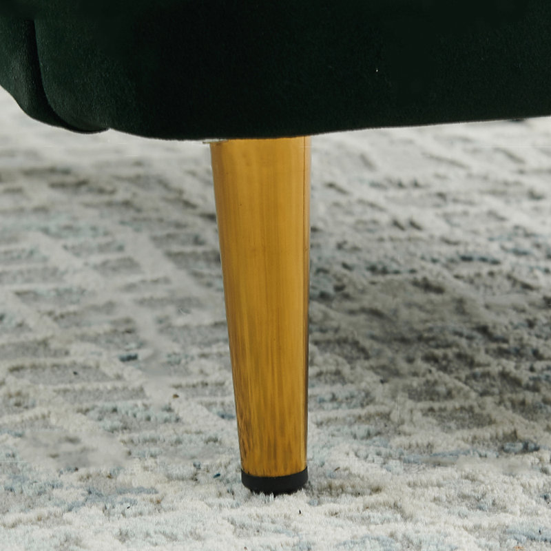 Mohrle, Mélange de polyester vert noirâtre, Doré