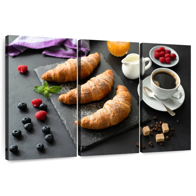 Yarlin Breakfast Croissants, 28" H x 45" W