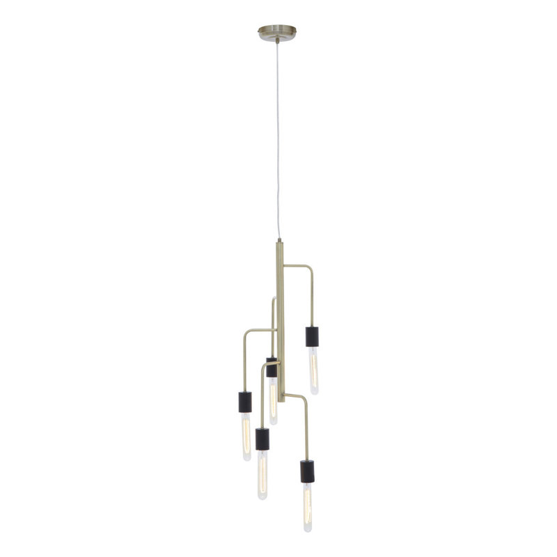 Bonview 5 - Light Bulb Pendant, Antique Brass