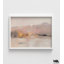 Idée de décor de chambre à coucher rose abstrait coucher de soleil en train de paître, idée de cadeau de bureau Cool Boss, impression d'affiche de ciel rose doux, coucher de soleil