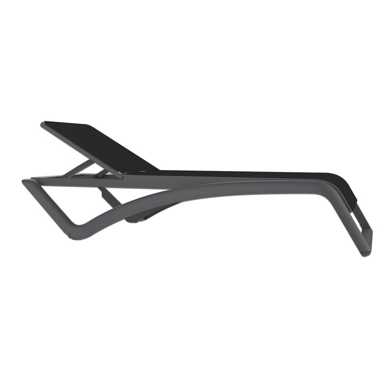 Bain de soleil Sky Club, Gris foncé, Noir