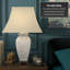Lampe en porcelaine Ivory Vines