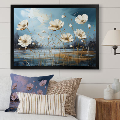 " Daisies In The Sunlight Flowers Field II "