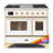 ILVE Majestic II Series 40 inch Dual Fuel Range with 6 Sealed Burners, Griddle (Glass Door)-99308564-48279865