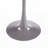 Mid-Century Round Tulip Table - 31.5" Gray Top, Metal Pedestal for 2-4-1002886078-1002886016