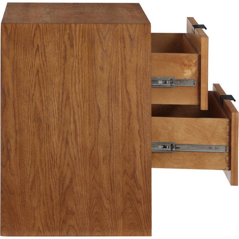 Table de chevet Fairfax, Noyer