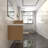 Moreno Bailey Wall Mounted Wall Mounted 1 Single Combined Vanity Unit Bathroom Vanity With Acrylic Top