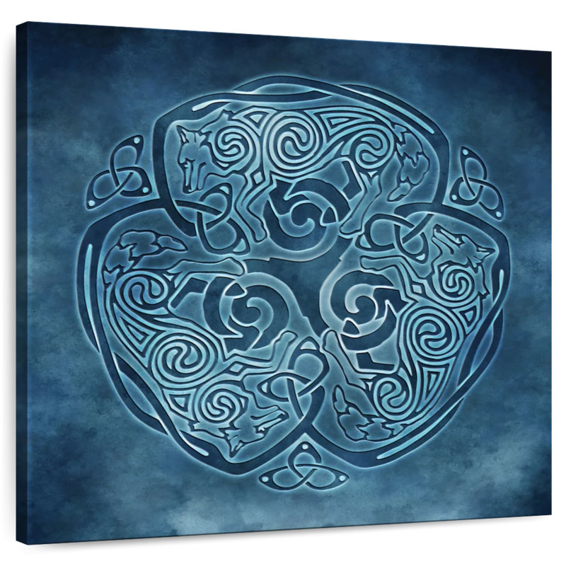 Kerner Celtic Knot Totem Wolf