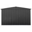 Remise de rangement Classic en acier, 10 x 12, gris anthracite-67124440