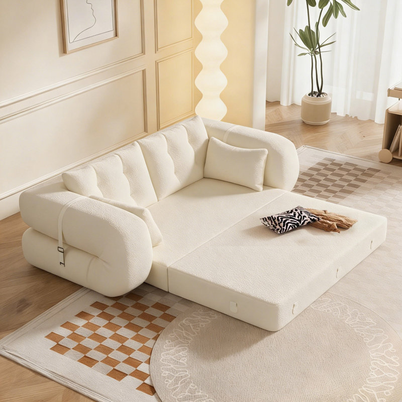 Canapé-lit à compression Boneless, Beige
