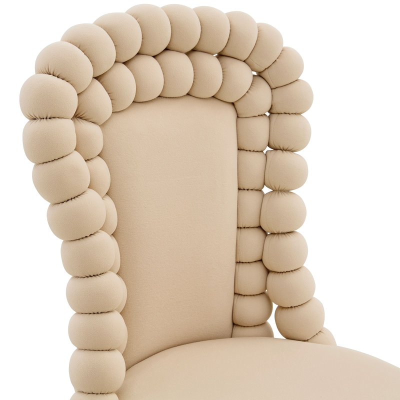 Chaises de salle à manger Puffy Bubble Chair, 2, Beige