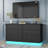 Joyti 6 Drawer Dresser, Modern Wide Drawer Chests With Power Outlet And Led Light For Bedroom-132570566