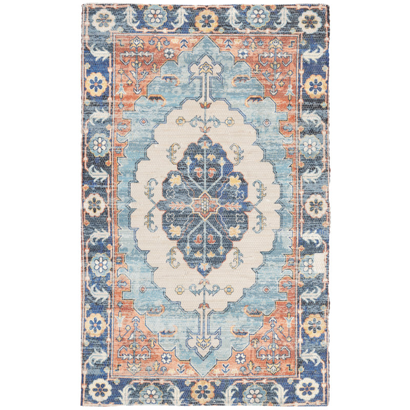 Amanda Hand Loomed Performance Geometric Rug, Rectangle 4' x 6'