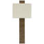 Anne-Marie Barton Fumar 23" Tail Sconce with Bouclé Shade-1186218567