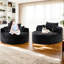 Siège-lit en chenille de 55 po de hauteur, sans assemblage, pour salon, chambre à coucher, salon, chaise avec coussin de projection, longueur 55 po, assemblage requis, vivant, avec fonctionnalité