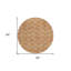 Tapis d'intérieur rond 8 po Terra Cotta