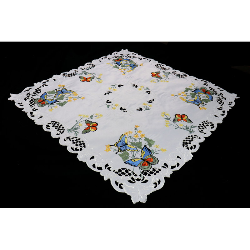 Mcdougald Floral Square Table Topper