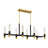 Davies Integrated LED Brushed Gold Island Light