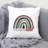 Christmas Rainbow3 Polyester/Polyester Blend Reversible Throw Pillow-1261411596
