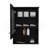 Medicine Cabinet Gibson, Bathroom, Black-1956985821