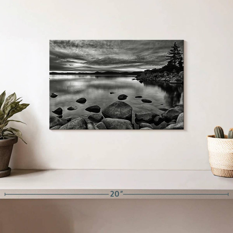 Alvord, lac Tahoe monochrome, H 8 po x l 12 po