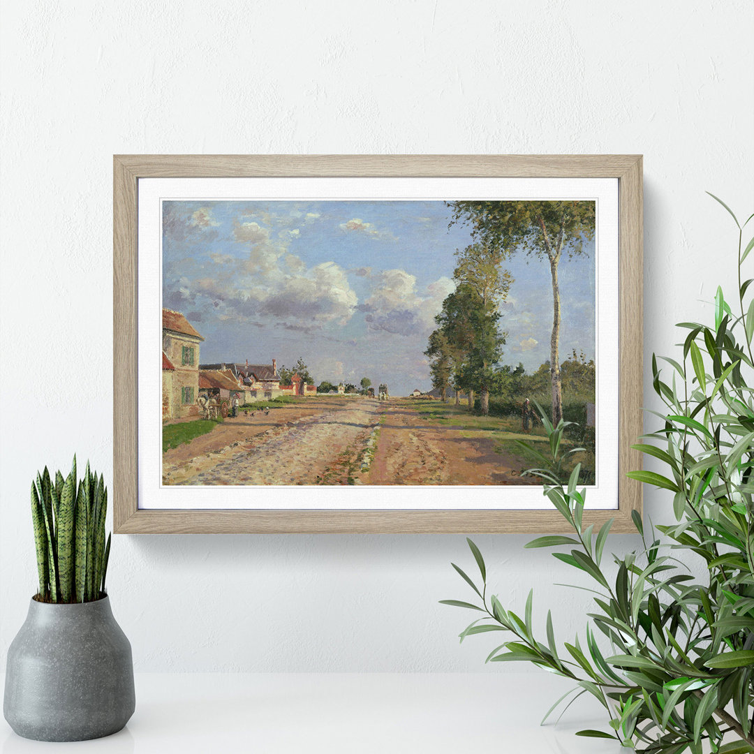 Route to Versailles by Camille Pissarro - Picture Frame Painting
