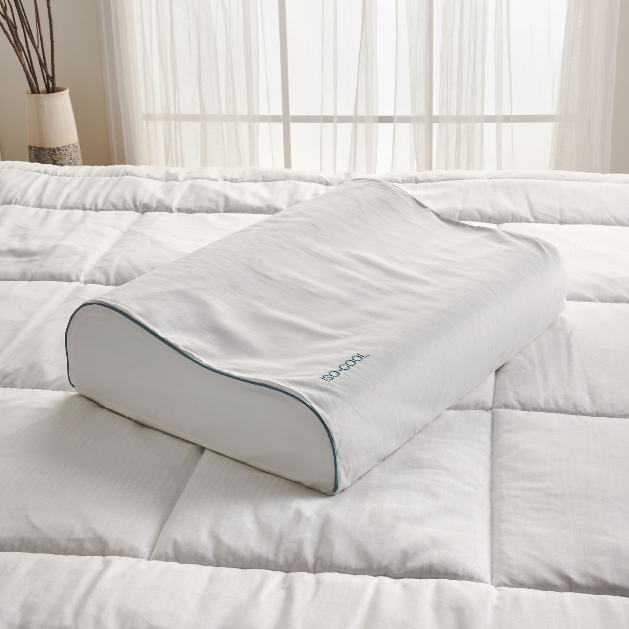 Isocool Foam Medium Support Cooling Pillow & Reviews | Wayfair