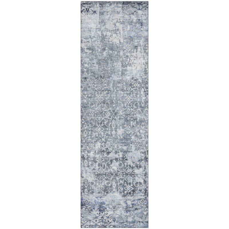 Tapis en treillis de qualité supérieure lavable à la machine AMF1752, Tapis de couloir 2 pi 3 po x 7 pi 6 po