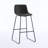 Modern 24'' & 30'' Bar Stool with Metal Legs, Non-Swivel Upholstered Counter Stool for Kitchen & Home Bar"-435278020-435278019