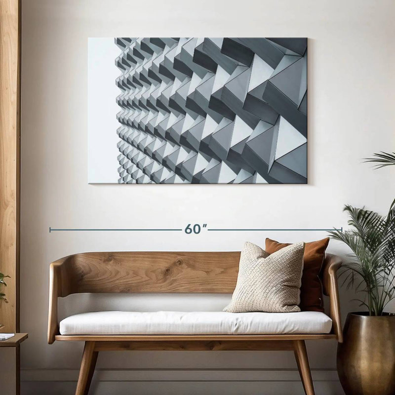 Lilie Geometric Facade, 30" H x 45" W