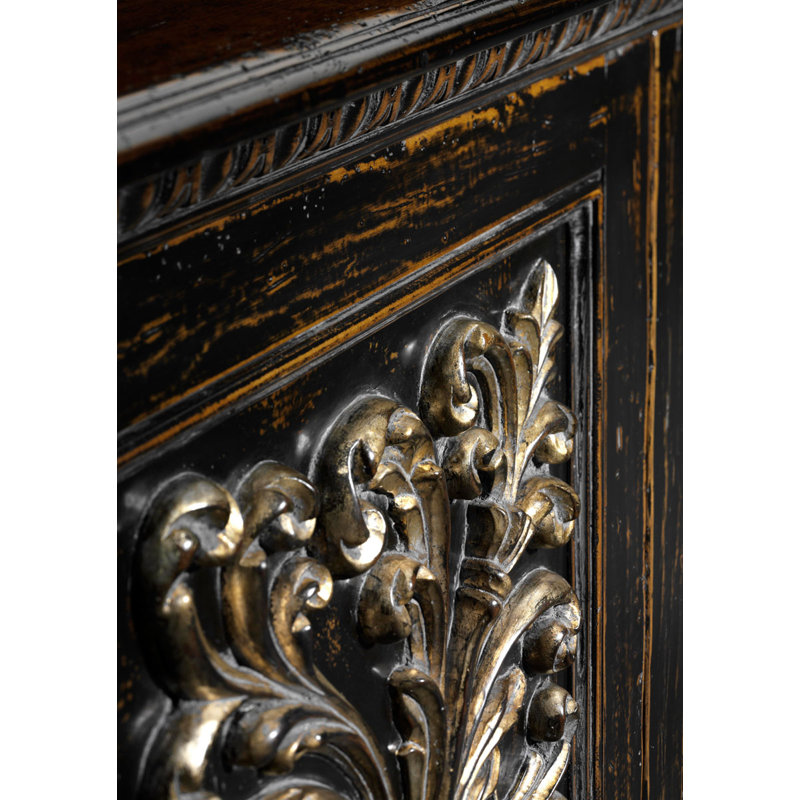 71" Wide Walnut Wood Sideboard